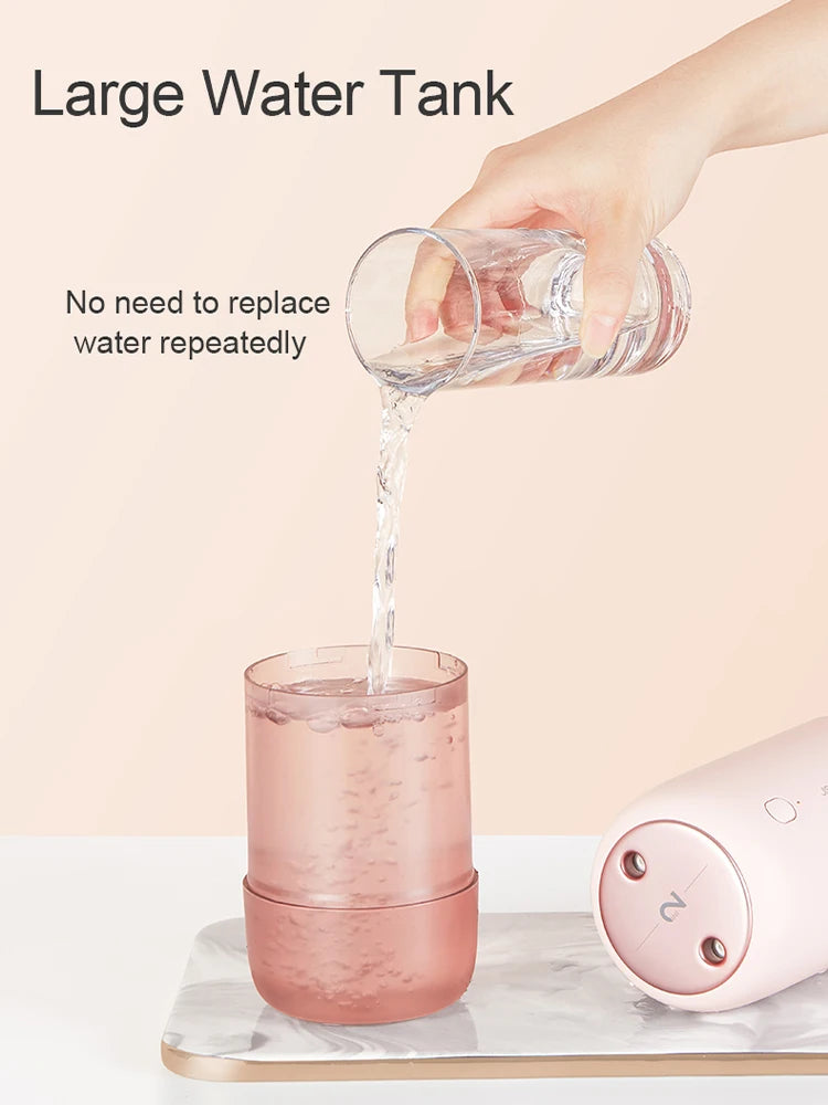 J500ML Wireless Air Humidifier for Home Car - Mini Portable Aroma Diffuser with Light