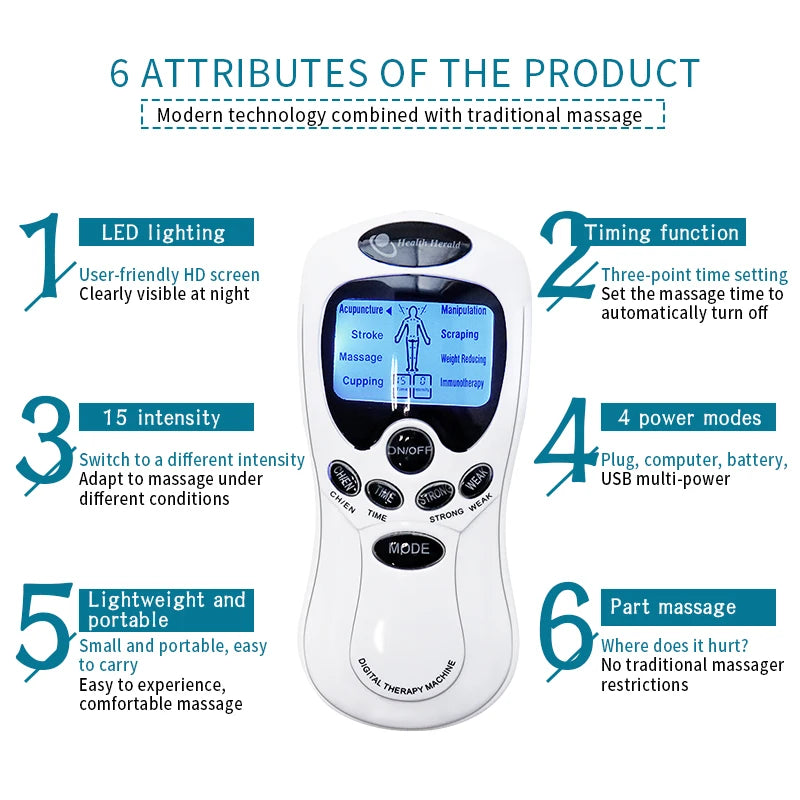 Pulse Tens Acupuncture Electric Body Massage