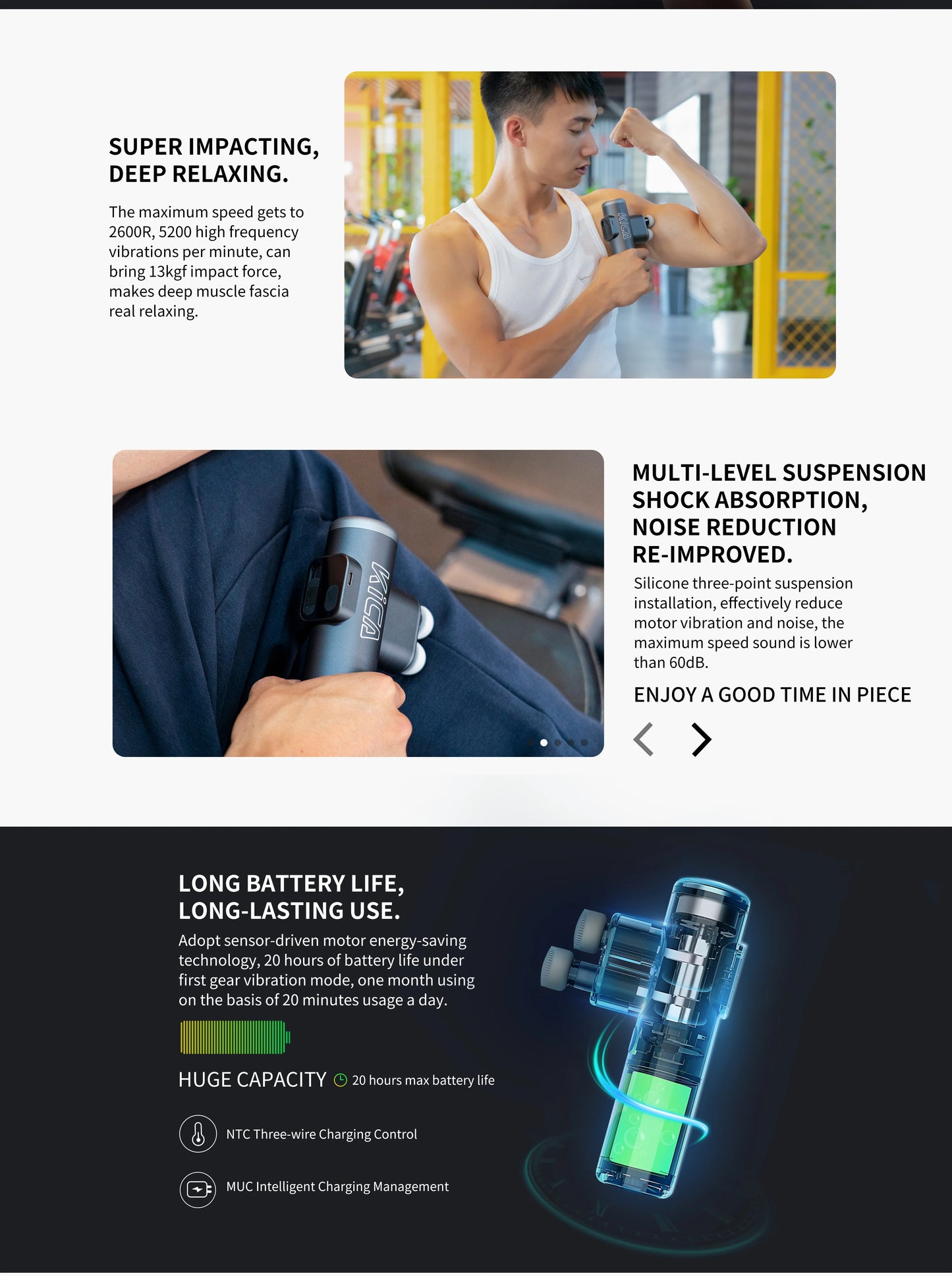 Double Head Massage Gun