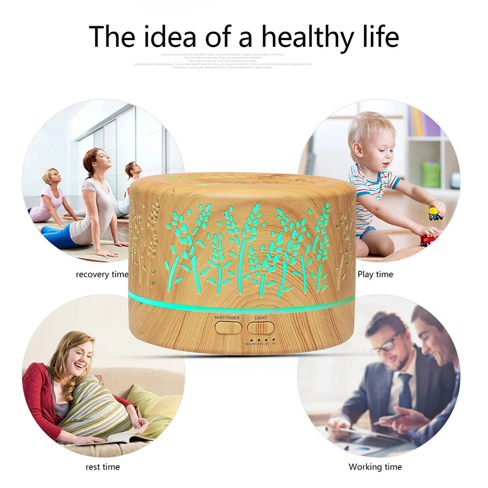 700ml Ultrasonic Air Humidifier/Diffuser