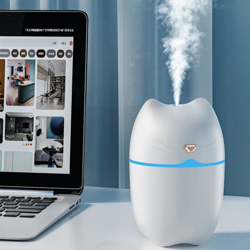 Cute Cat Air Humidifier Diffuser