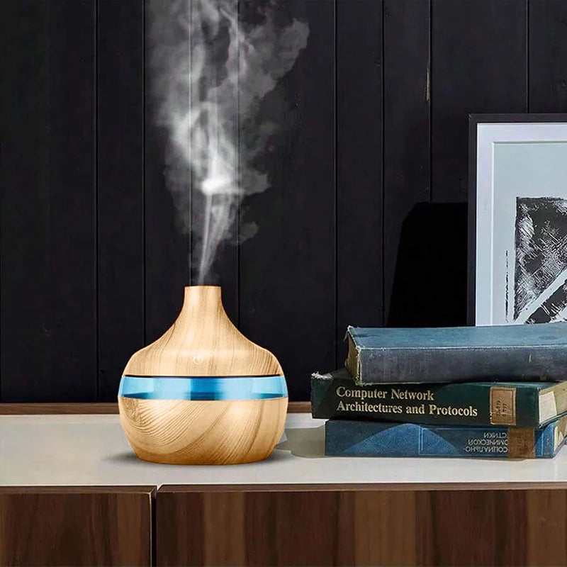 Wood grain air humidifier
