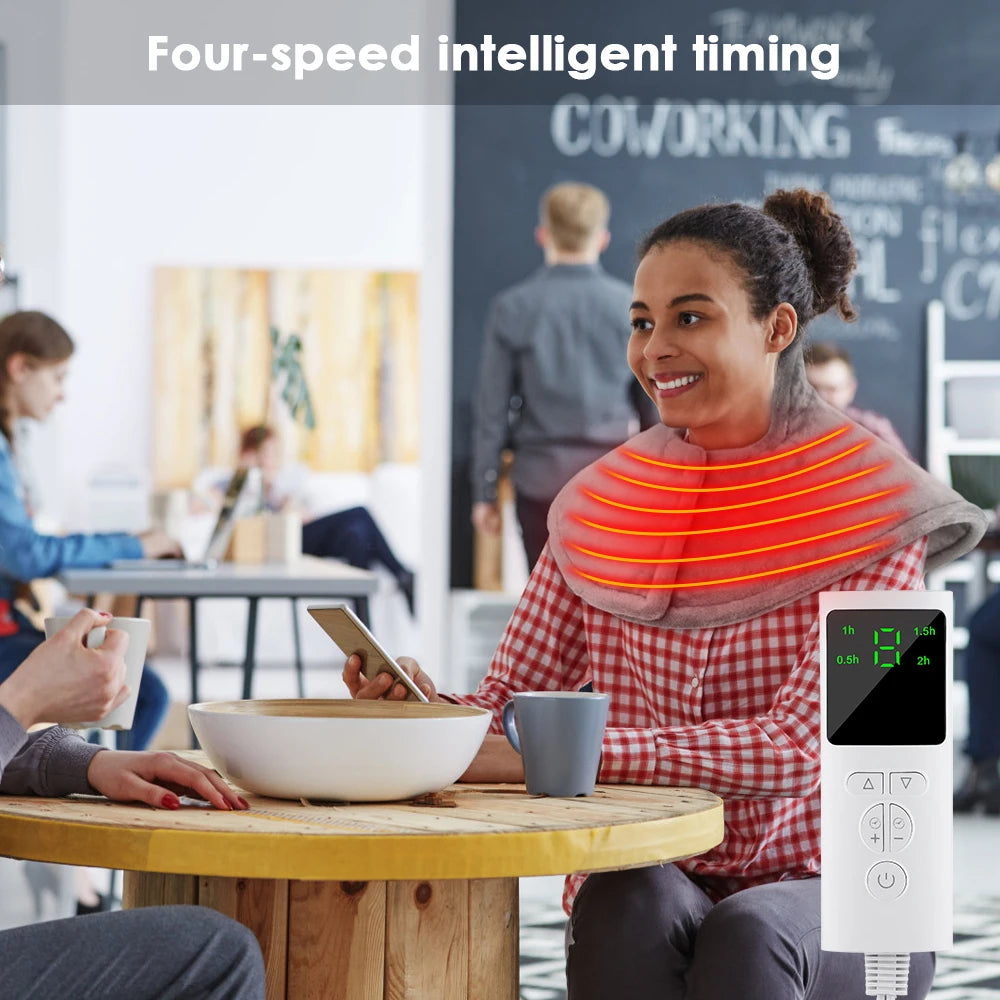 Electric Heating Pad for Shoulder/Neck/Back Relief