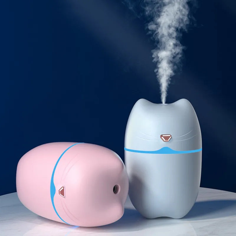 Cute Cat Air Humidifier Diffuser