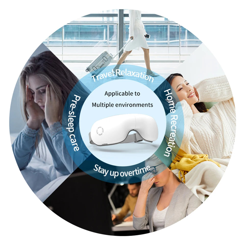 Eye Massager with Heat Vibration