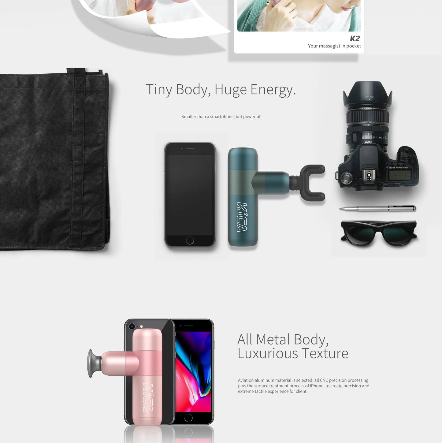 Portable Fascia Heated Electric Body Massager