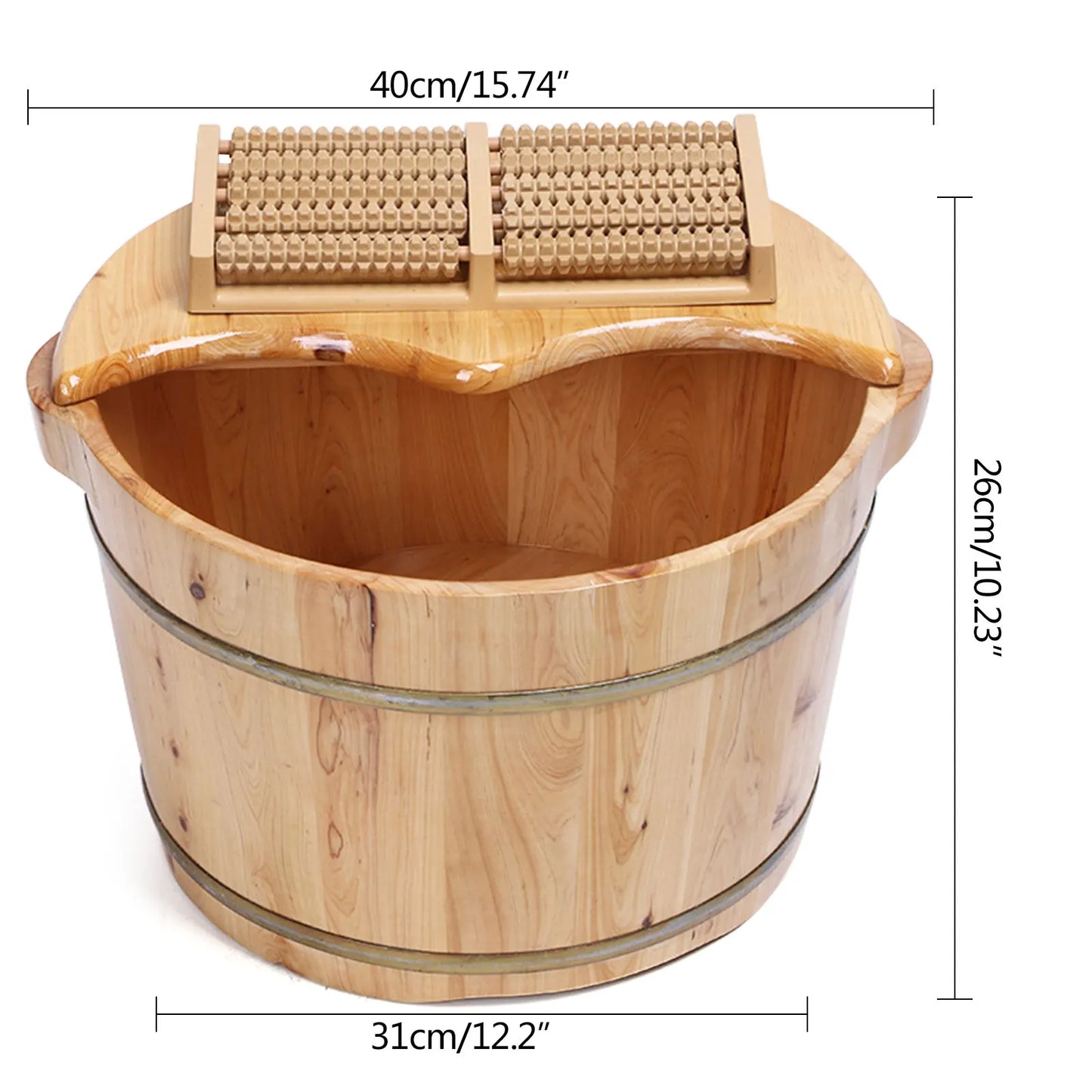 Cedar Wood Pedicure Foot Spa