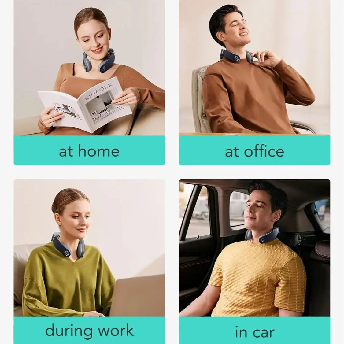 Cordless Neck Massager with Heat