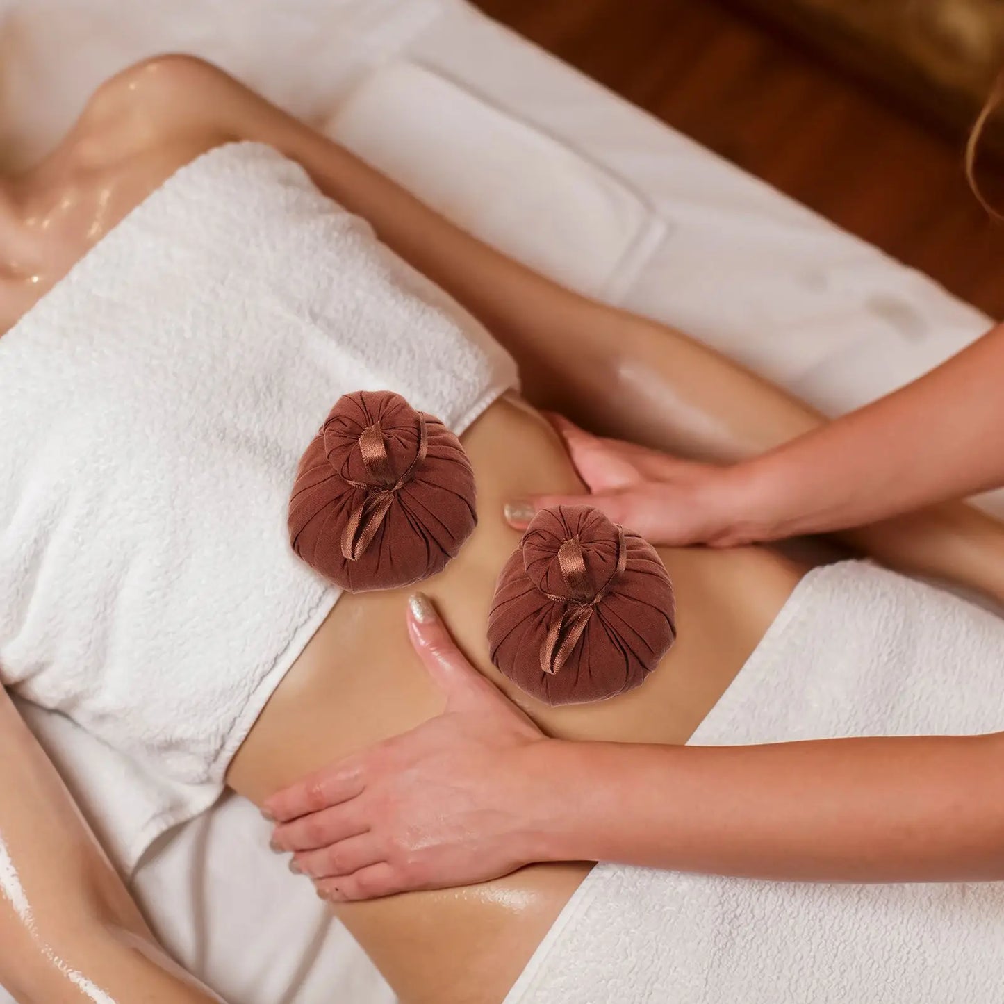 2Pcs health ball Chinese Warming Bags for Massage