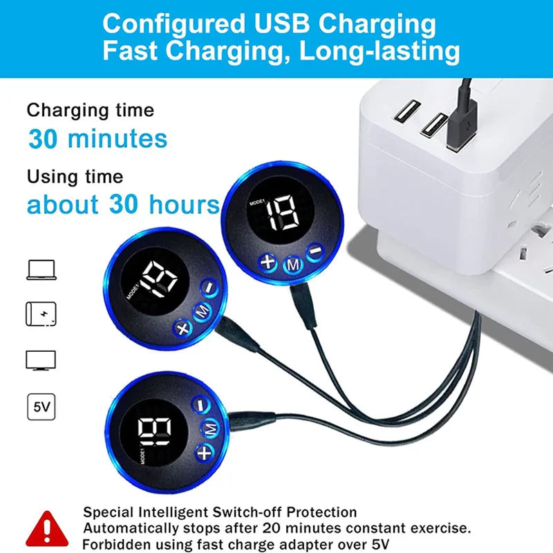 Electric Abdominal Muscle Stimulator EMS Wireless Buttocks Hip Trainer Weight Loss Body Slimming For Arm Back Leg Waist Fitness