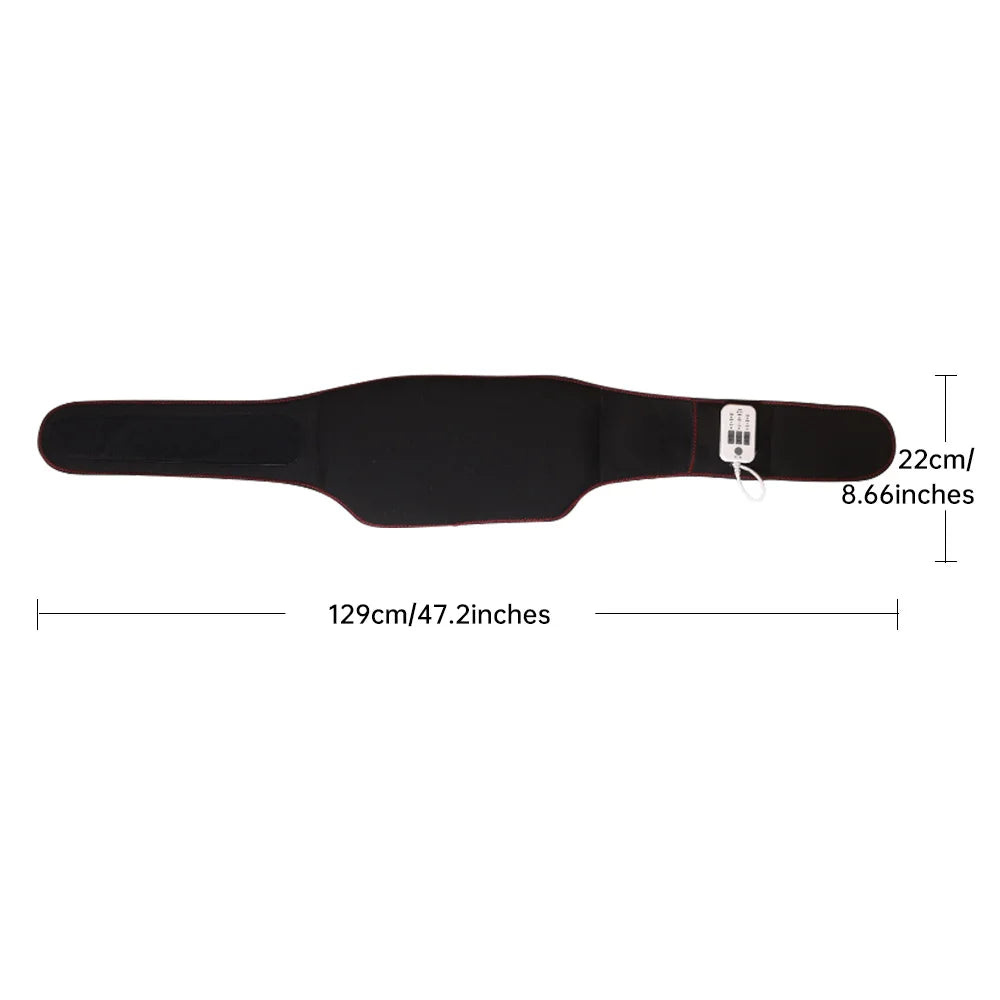 Heat Back Massager Wrap Belt with Vibration Massage