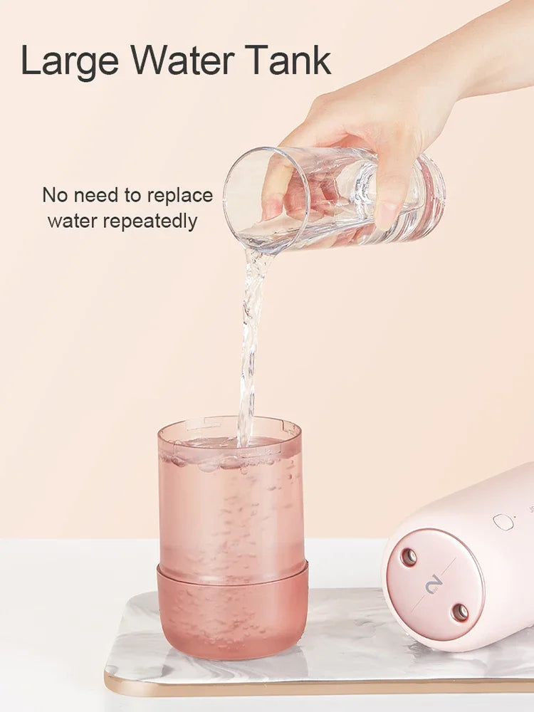 J500ML Wireless Air Humidifier for Home Car - Mini Portable Aroma Diffuser with Light