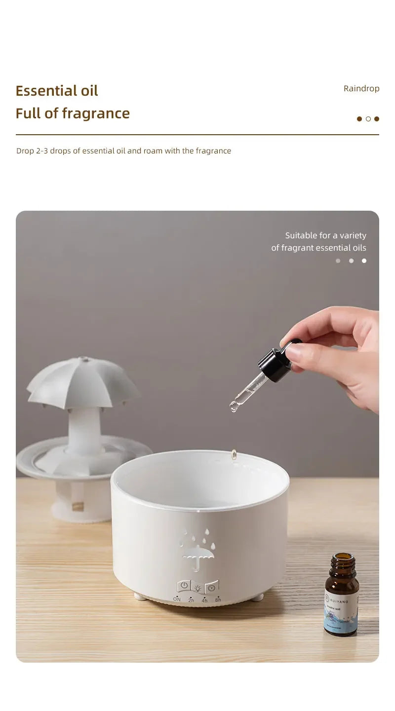 Umbrella Water Drop Air Humidifier Aromatherapy Humidifier