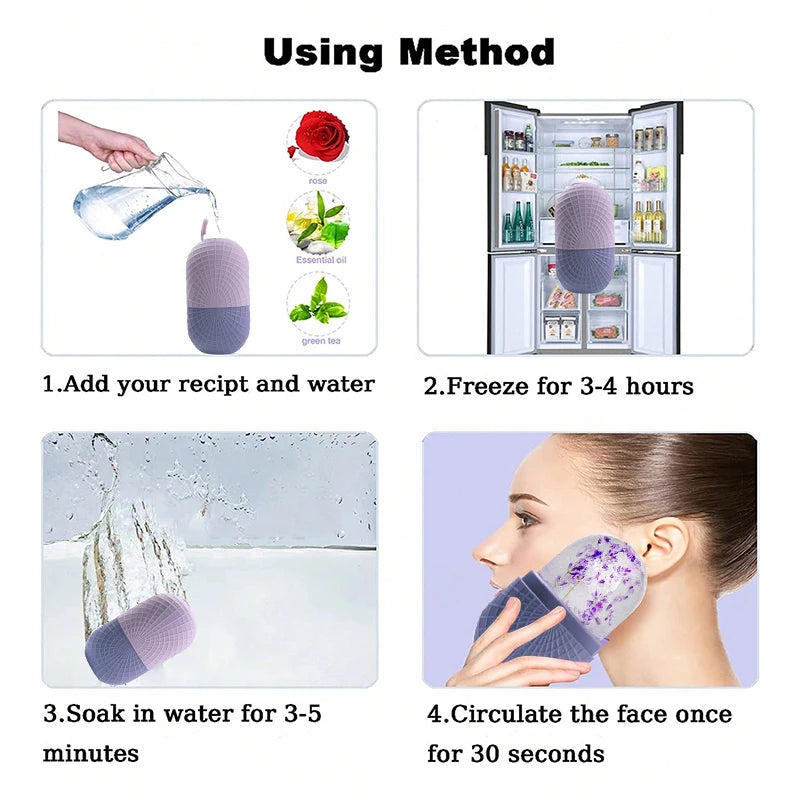 Face Beauty Ice Roller, Facial Ice Massage