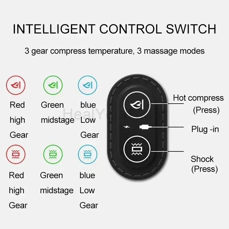 Back Pain, Support and Heating Vibrating Massager