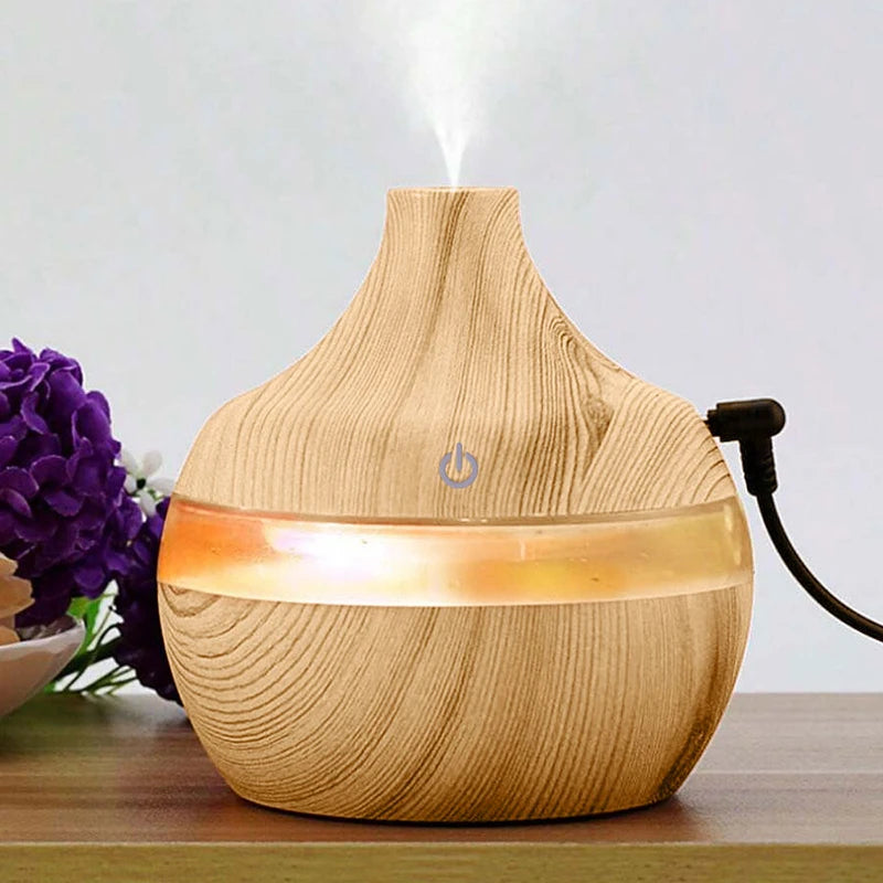 Wood grain air humidifier