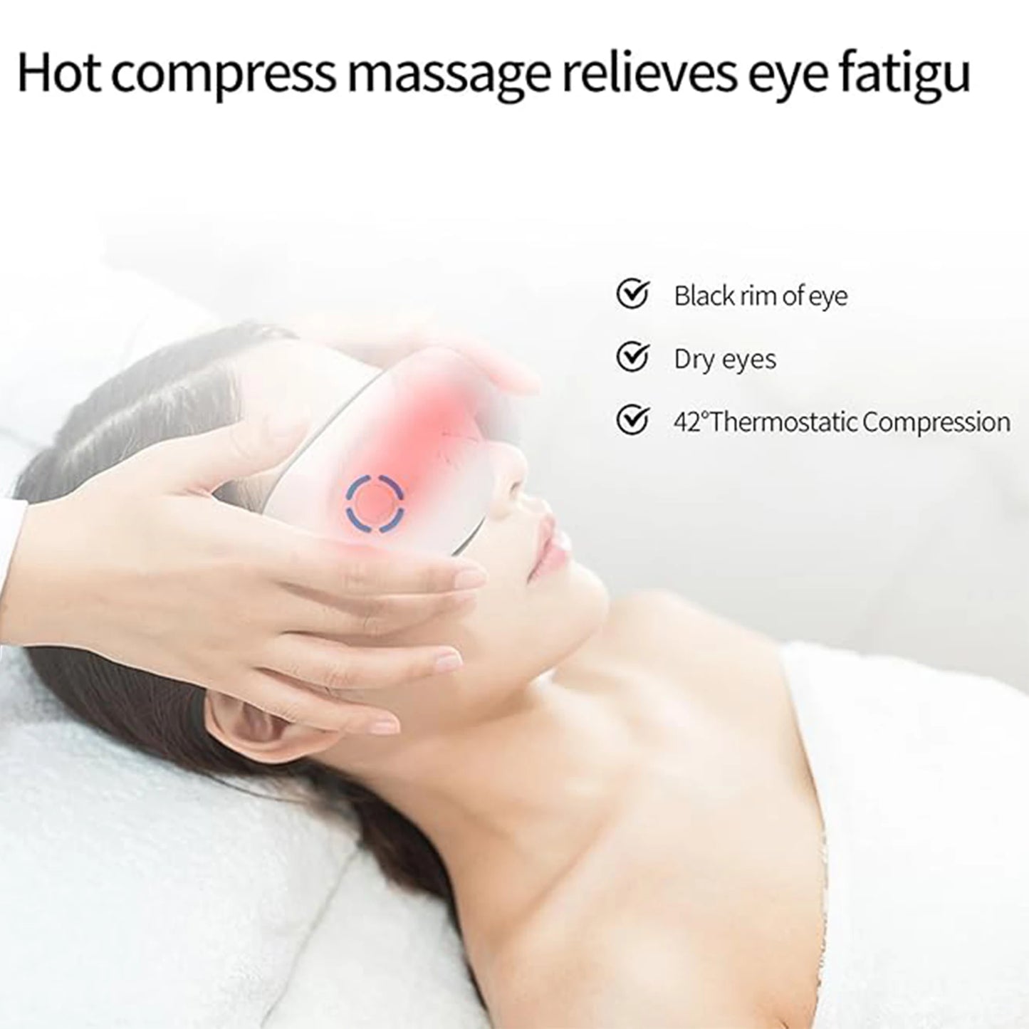 Eye Massager with Heat Vibration