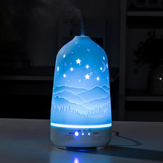 Aroma Diffuser/Mist Humidifier with 7 Color LED Lights