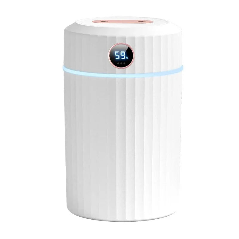 2L Double Nozzle Air Humidifier LCD Essential Oil Aroma Diffuser Ultrasonic Aromatherapy Diffuser