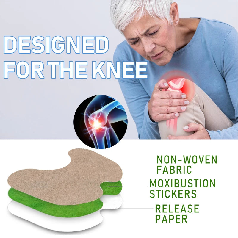 Neck, Shoulder and Knee Patch, Acupuncture Patch, Heat Patch, Long-lasting Warm Knee Patch