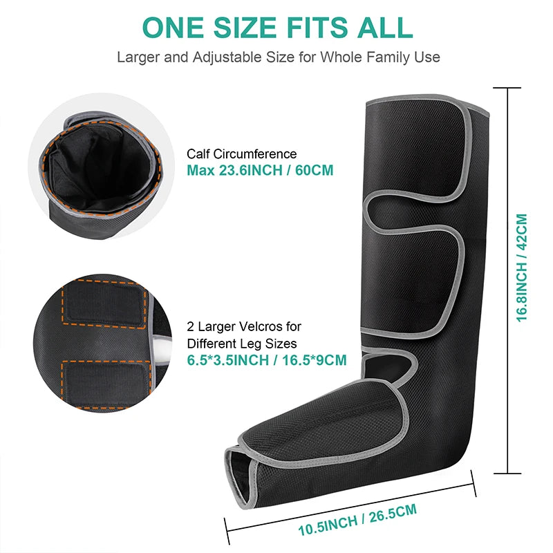Air Compression Leg Massager For Comfort and Circulation