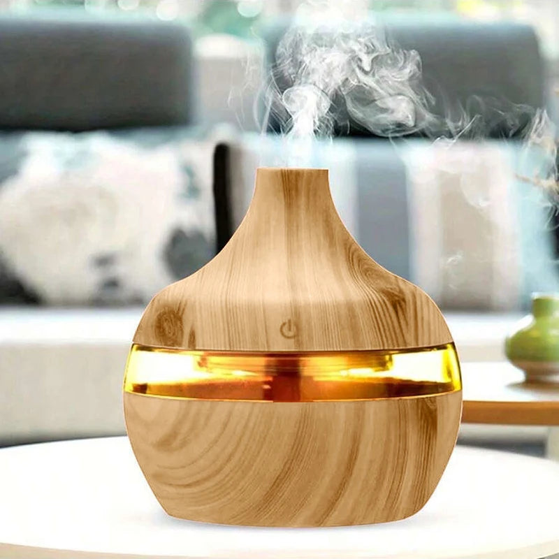 Wood grain air humidifier