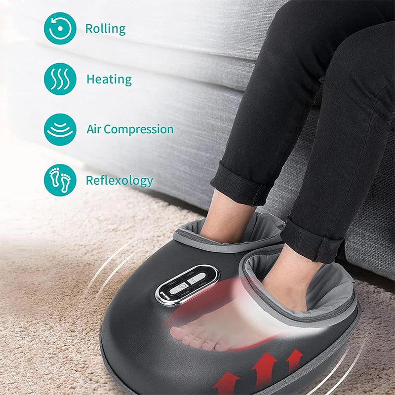 Foot Massager Heating Therapy Air Compression