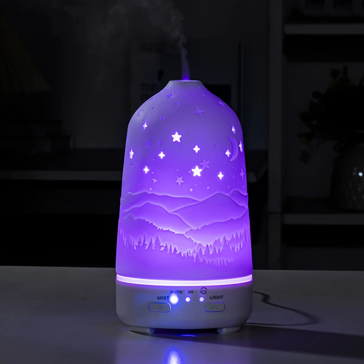 Aroma Diffuser/Mist Humidifier with 7 Color LED Lights