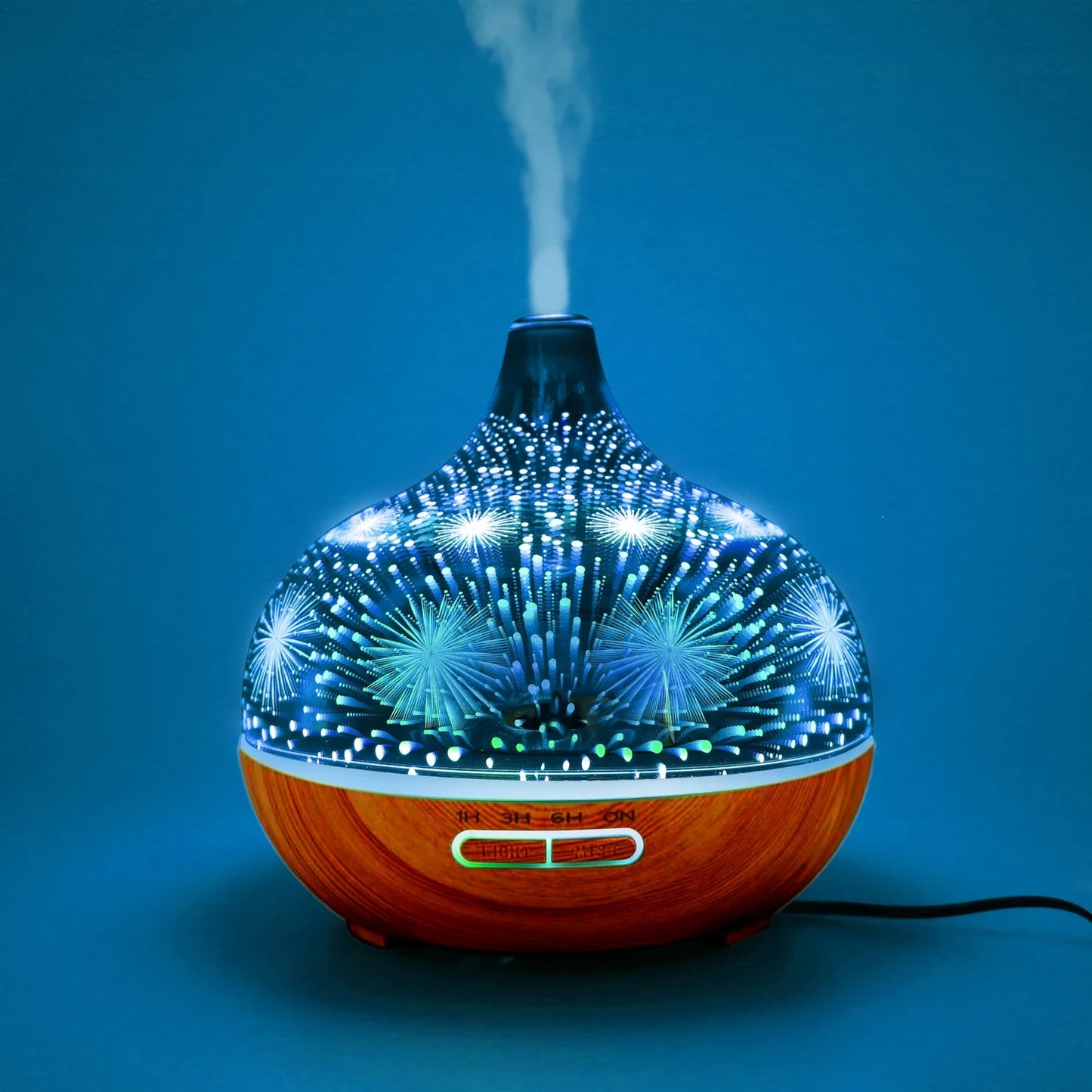 400ml Aroma Diffuser with Night Light and Remote Control
