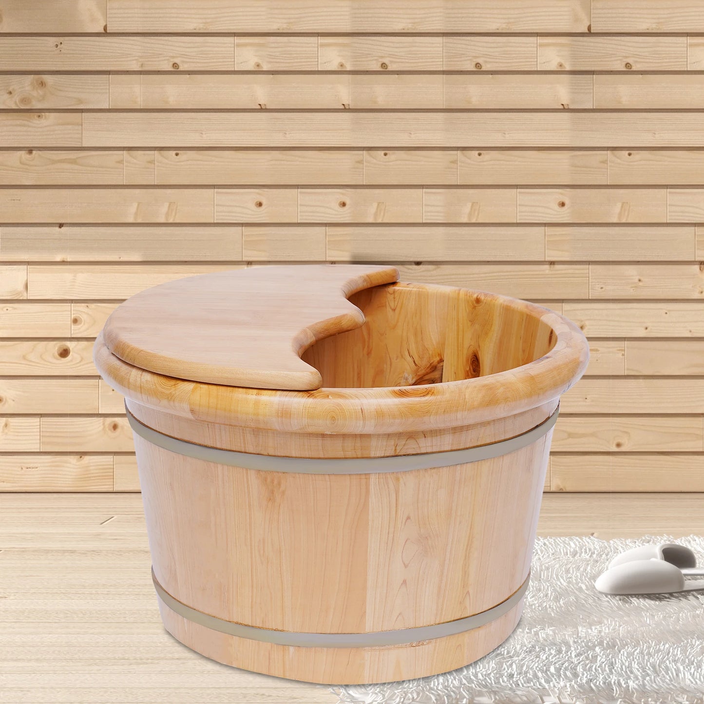 Cedar Wood Pedicure Foot Spa