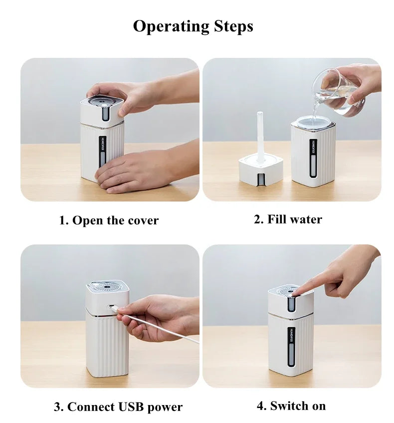 Humidifier/Aroma Diffuser with LED Light