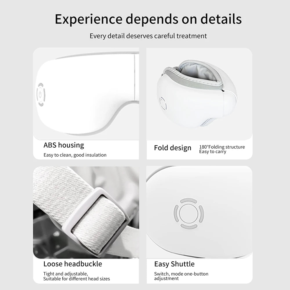 Eye Massager with Heat Vibration