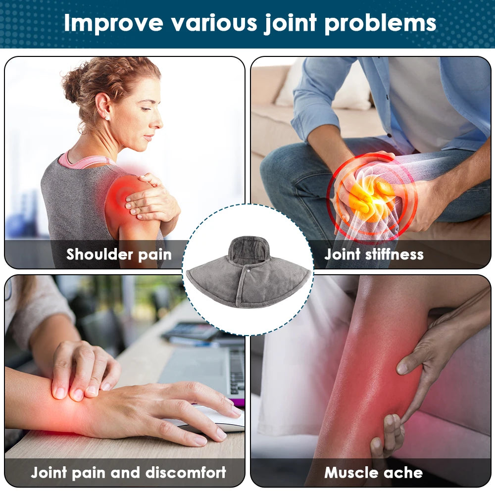 Electric Heating Pad for Shoulder/Neck/Back Relief