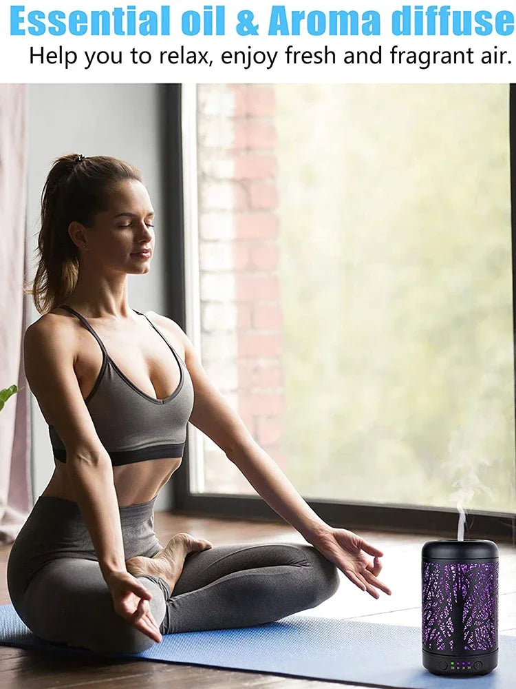 100ml Ultrasonic Air Humidifier/Essential Oil Diffuser