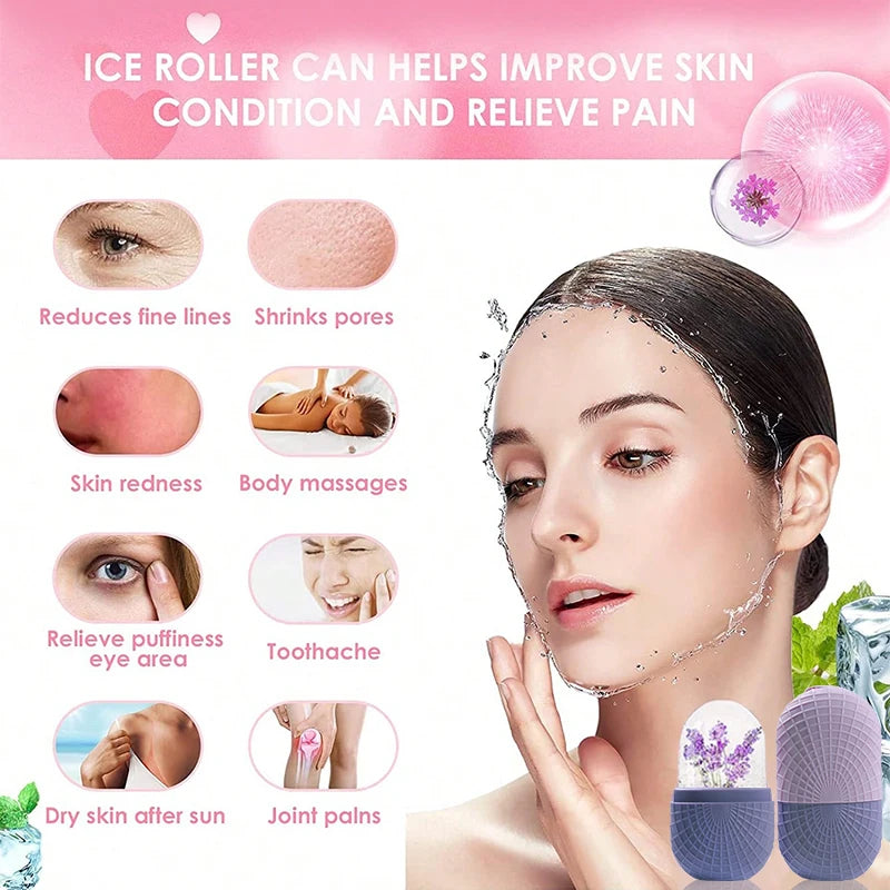 Face Beauty Ice Roller, Facial Ice Massage