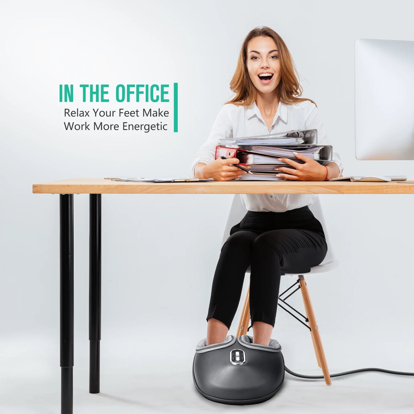 Foot Massager Heating Therapy Air Compression