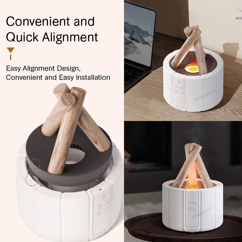 Flame Aroma Diffuser Air Humidifier