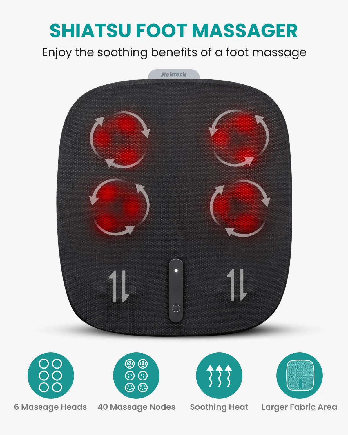 Shiatsu Foot Massager with Heat