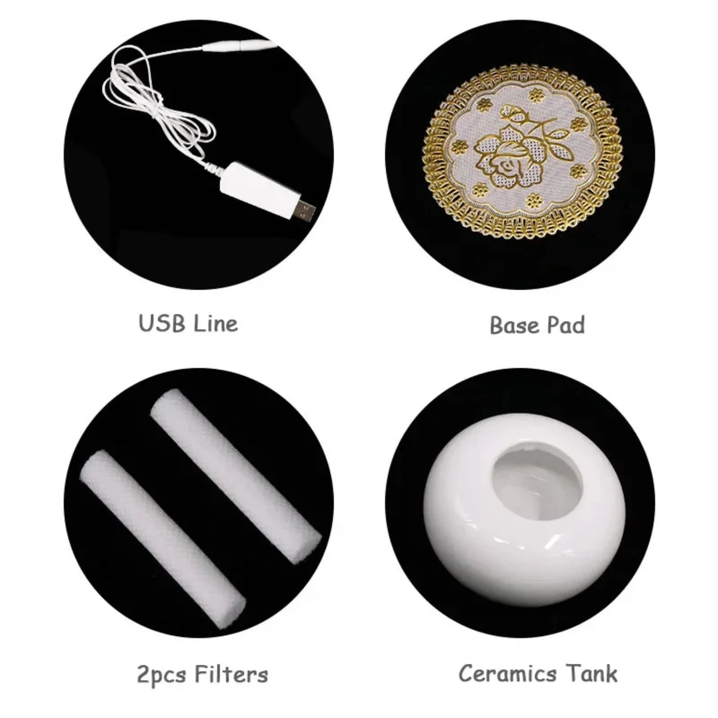 Ceramic Air Humidifier Diffuser