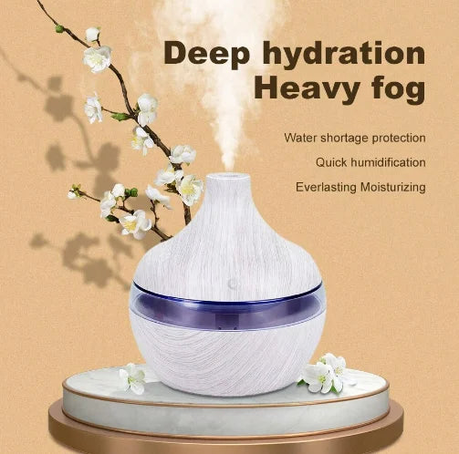 Wood grain air humidifier