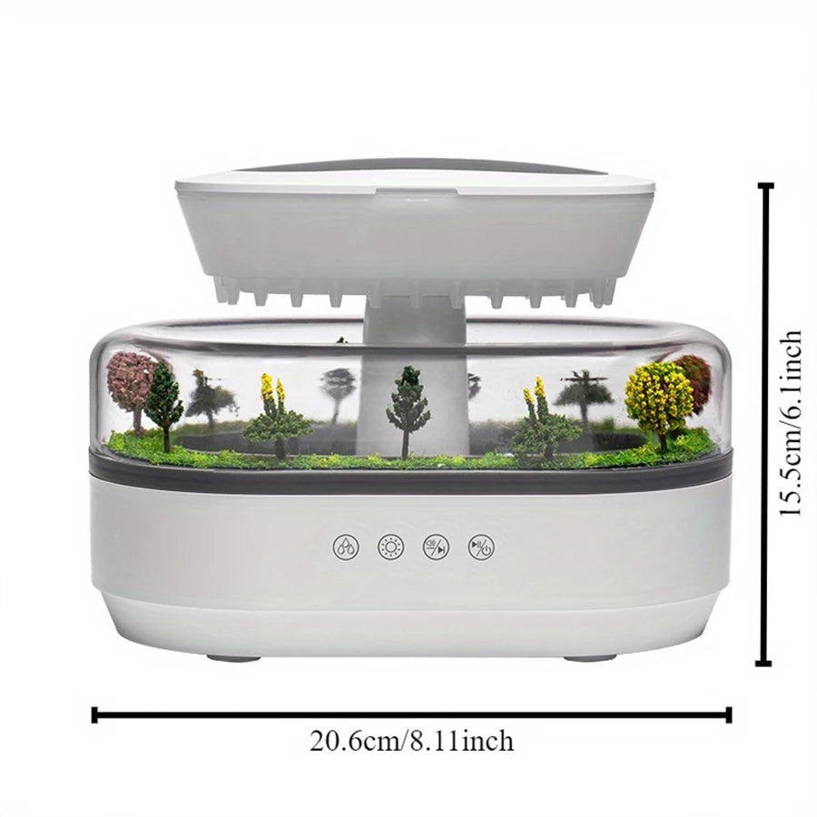 Raindrop Aromatherapy Diffuser Natural White Noise Music