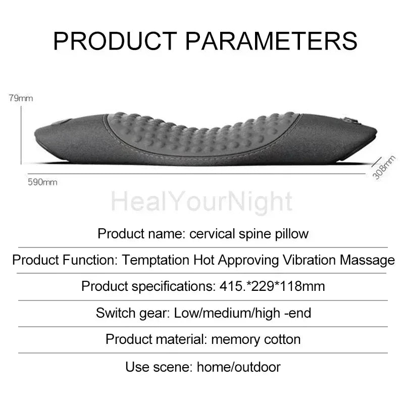 Back Pain, Support and Heating Vibrating Massager