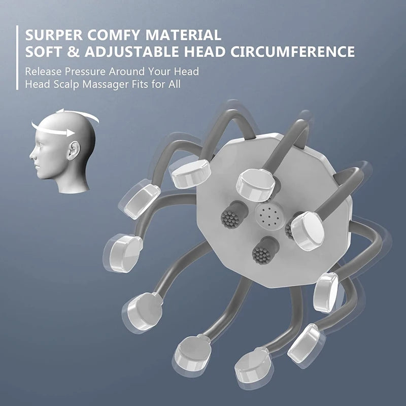 Electric Head Massager For Relax Stress Relief