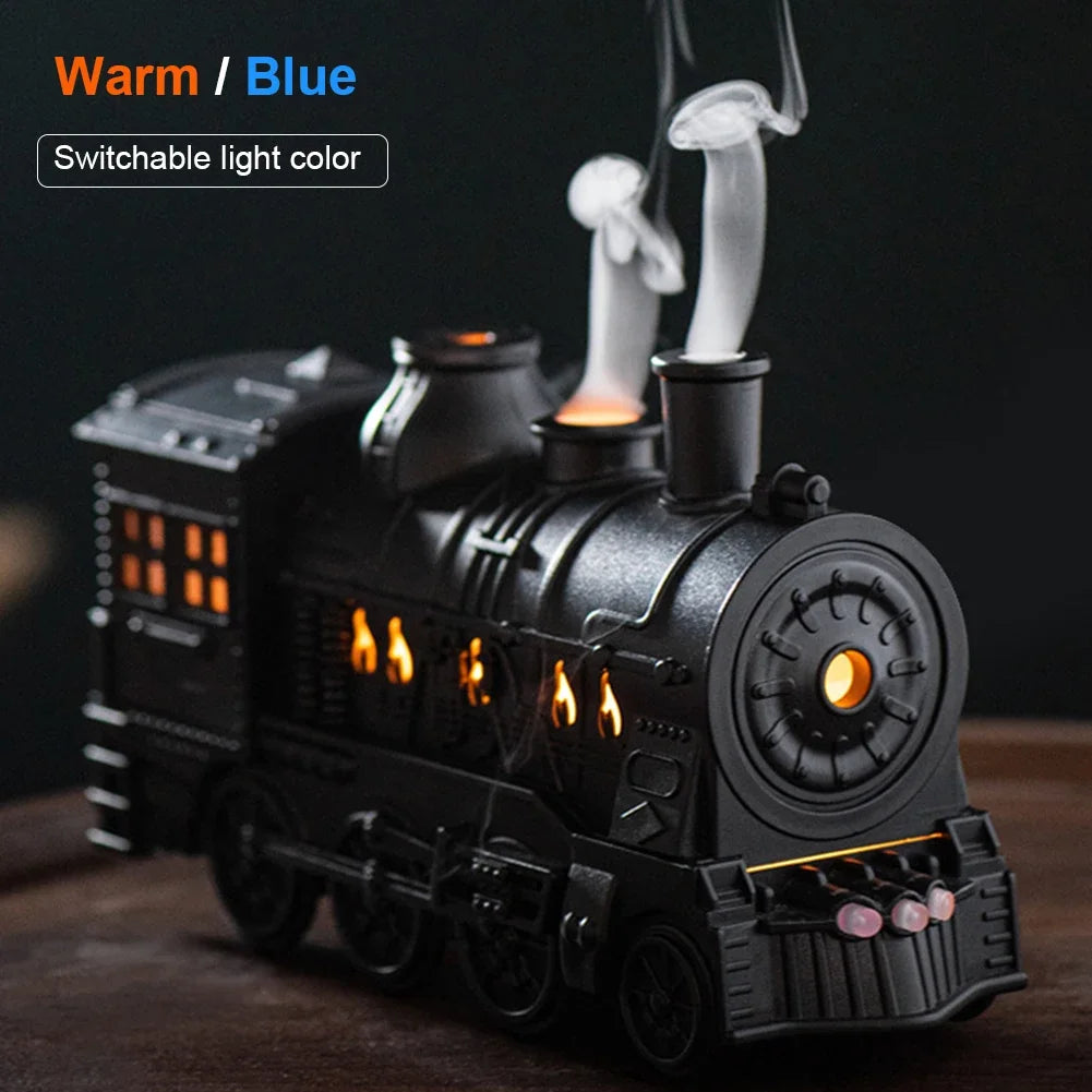 Train Air Humidifier Light Ultrasonic Aromatherapy Diffusers Mist Maker Fragrance Essential Oil Aroma Difusor Remote control