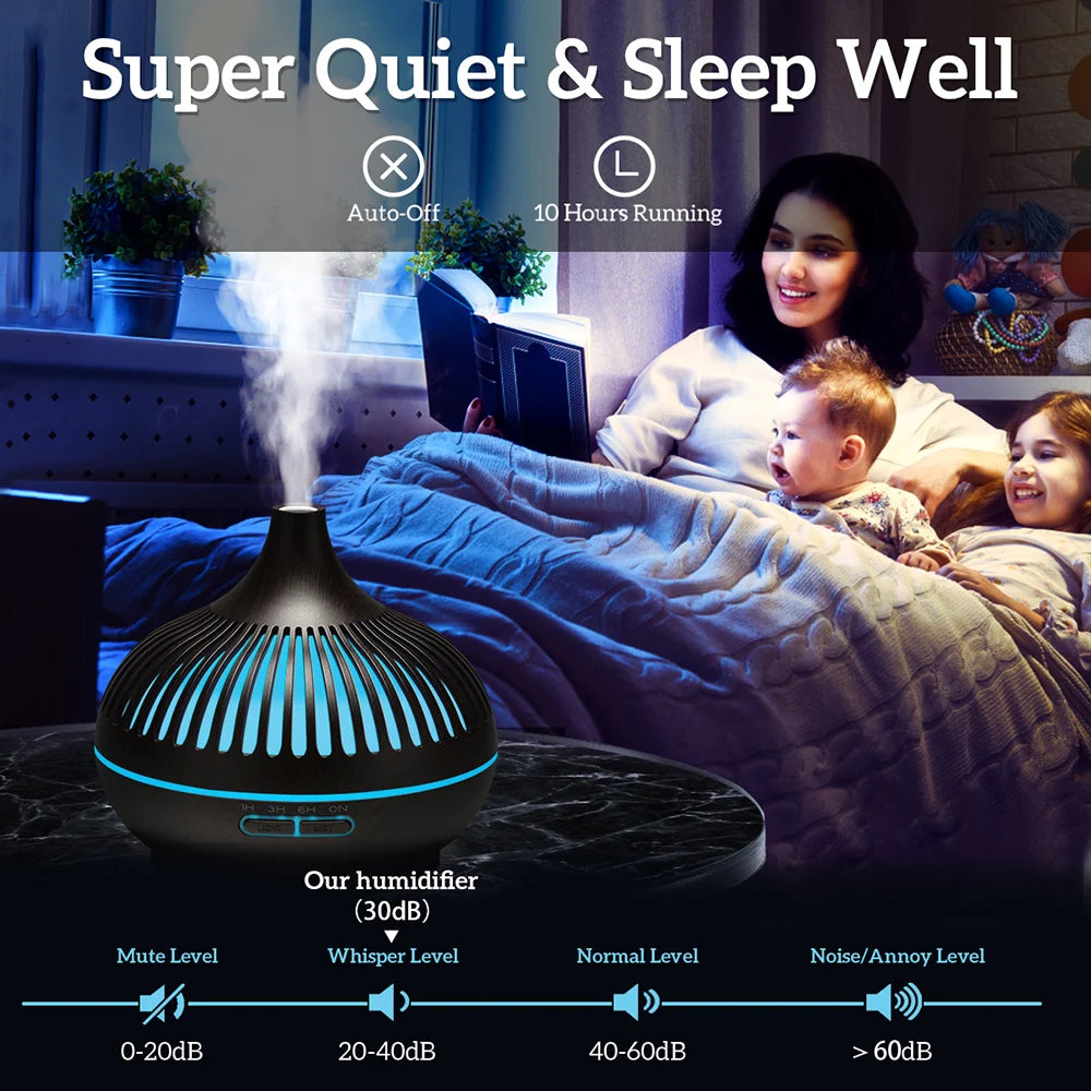 Aromatherapy Essential Oil Diffuser with 7 Color LED Lights