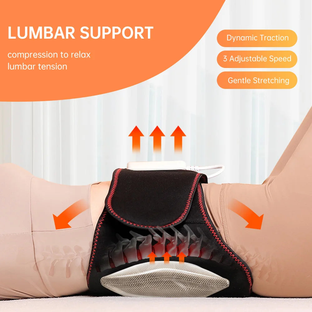 Heat Back Massager Wrap Belt with Vibration Massage