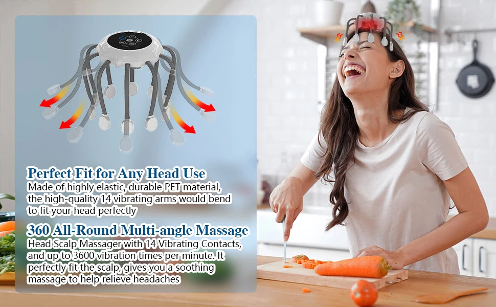 Electric Head Massager For Relax Stress Relief