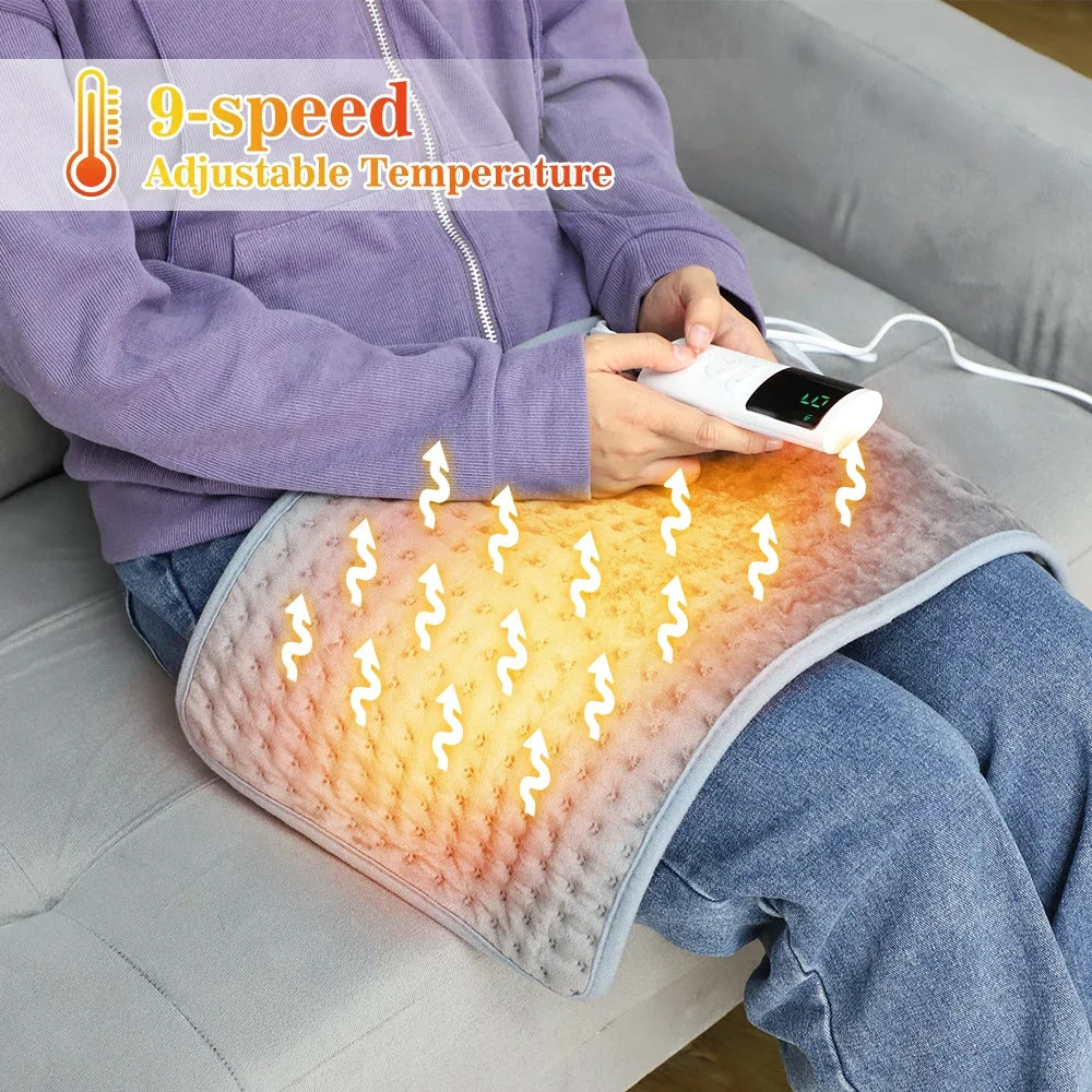 Electric Heating Pad with 9 Heat Levels
