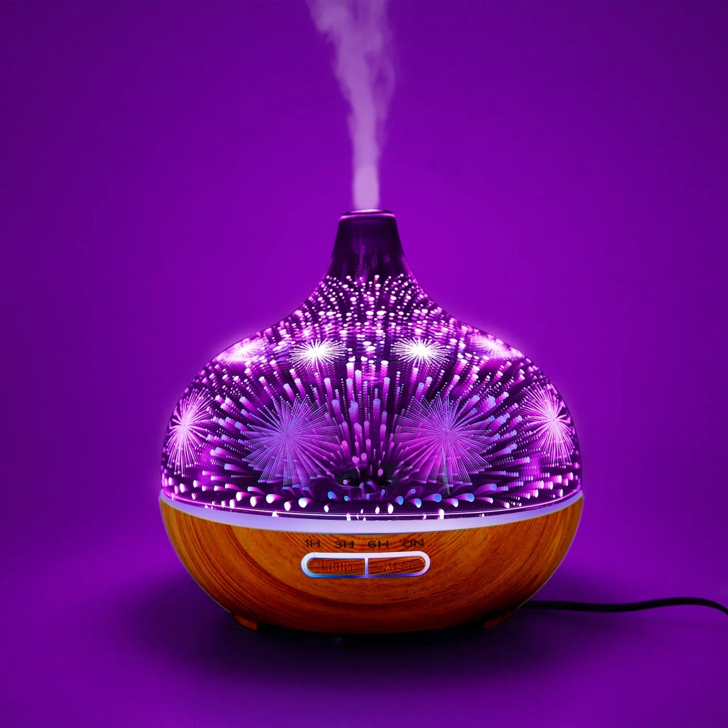 400ml Aroma Diffuser with Night Light and Remote Control