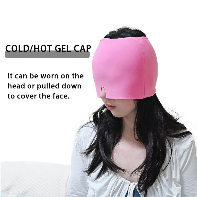 Gel Ice Cap Hot Cold Pressure Massage  Sleep Tool